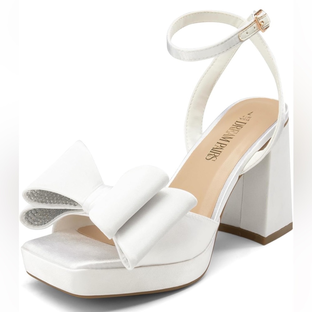 DREAM PAIRS Women's Platform Chunky Heels